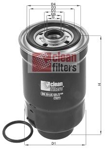CLEAN FILTERS Топливный фильтр DN 251/A